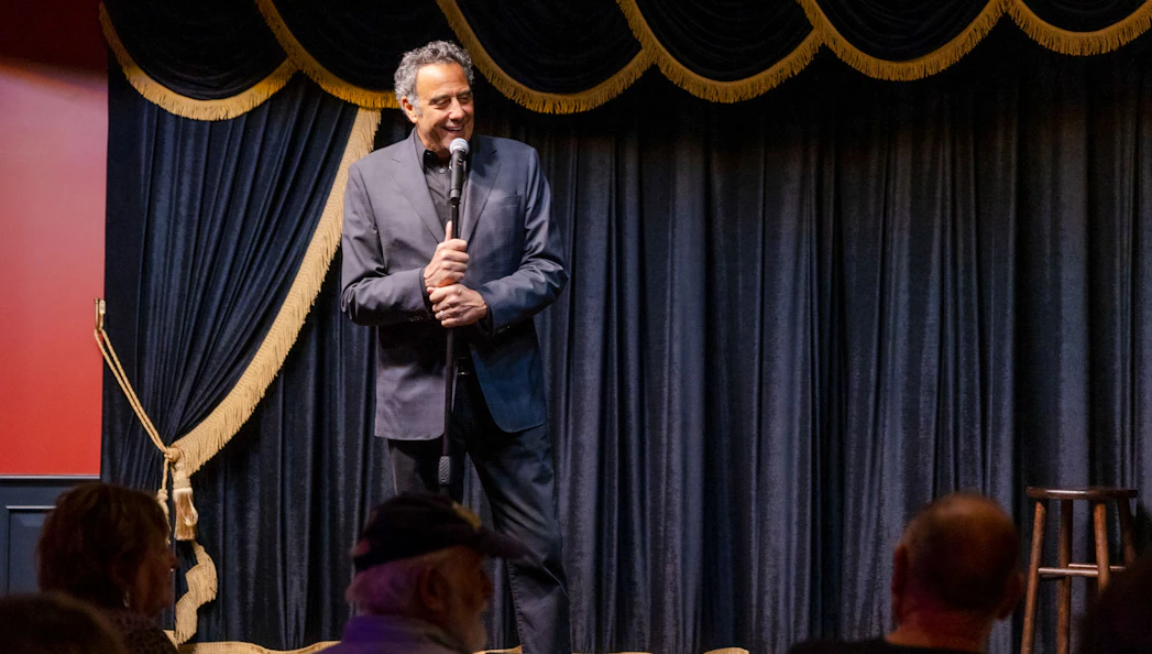 Stage performance at Brad Garrett's Comedy Club in Las Vegas.