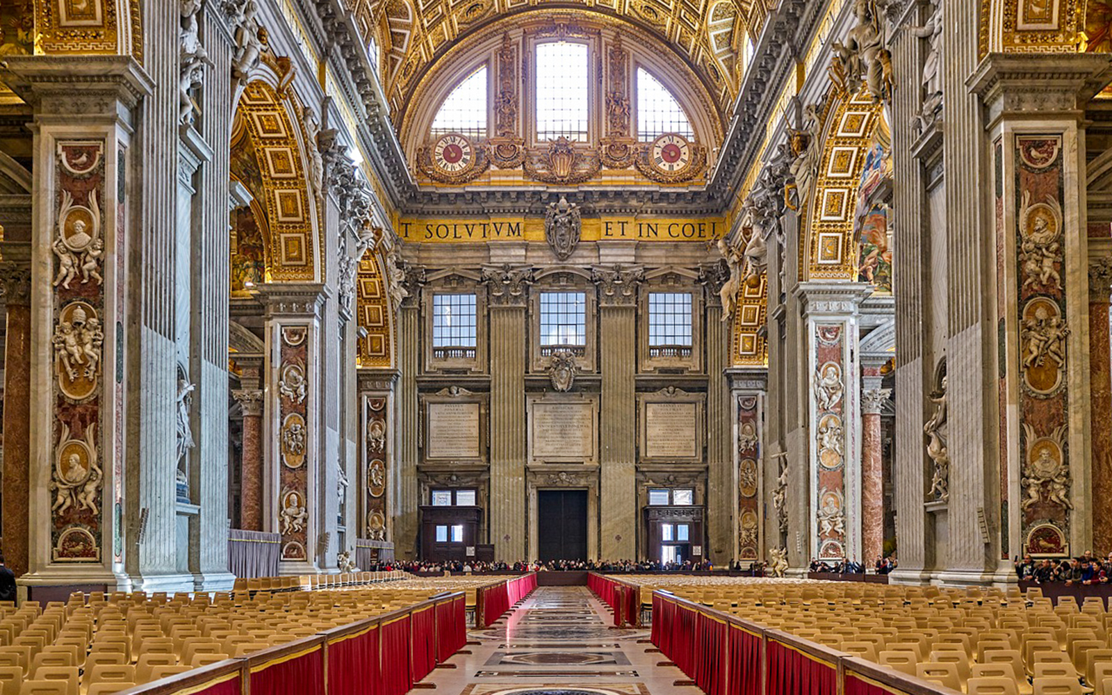 Main altar of St. Peter's Basilica, Vatican, Rome