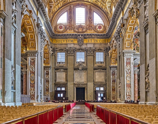 Main altar of St. Peter's Basilica, Vatican, Rome