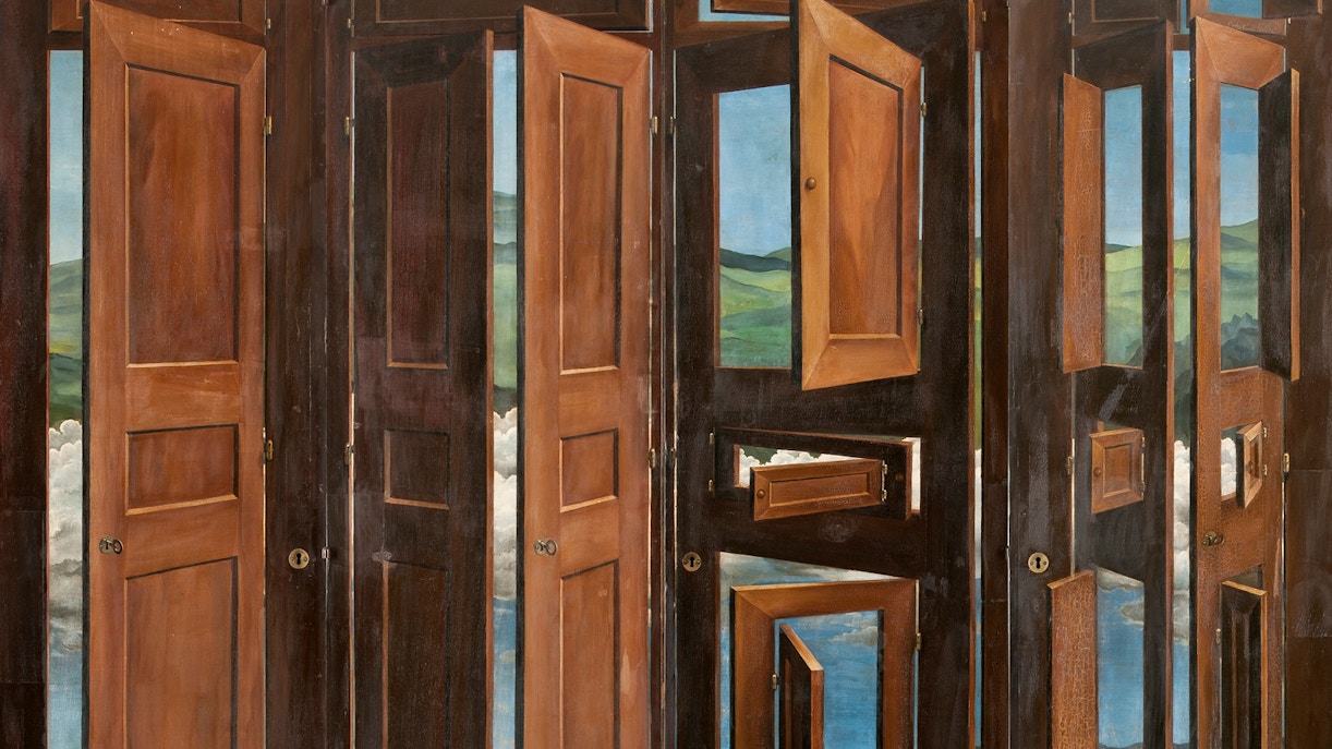 Surrealist Wardrobe by Marcel Jean at MAPFRE Foundation, Madrid.