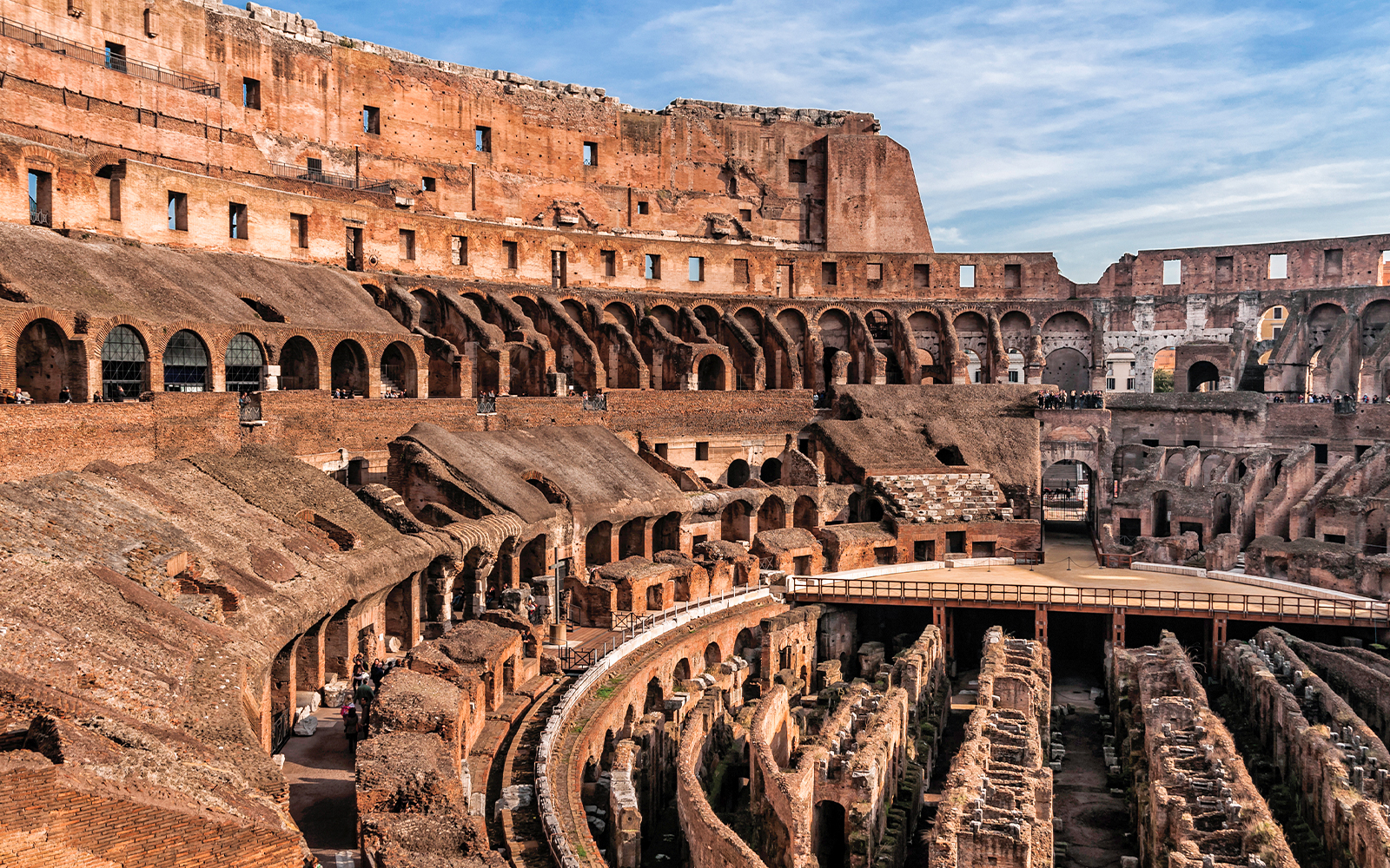 Colosseum's interior, Rome	