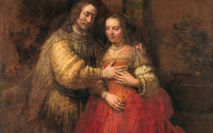 Isaac and Rebecca, known as ‘The Jewish Bride’, by Rembrandt van Rijn.