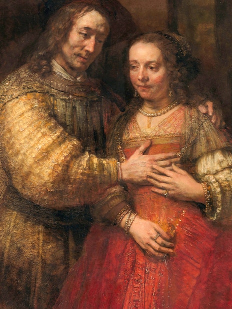 Isaac and Rebecca, known as ‘The Jewish Bride’, by Rembrandt van Rijn.