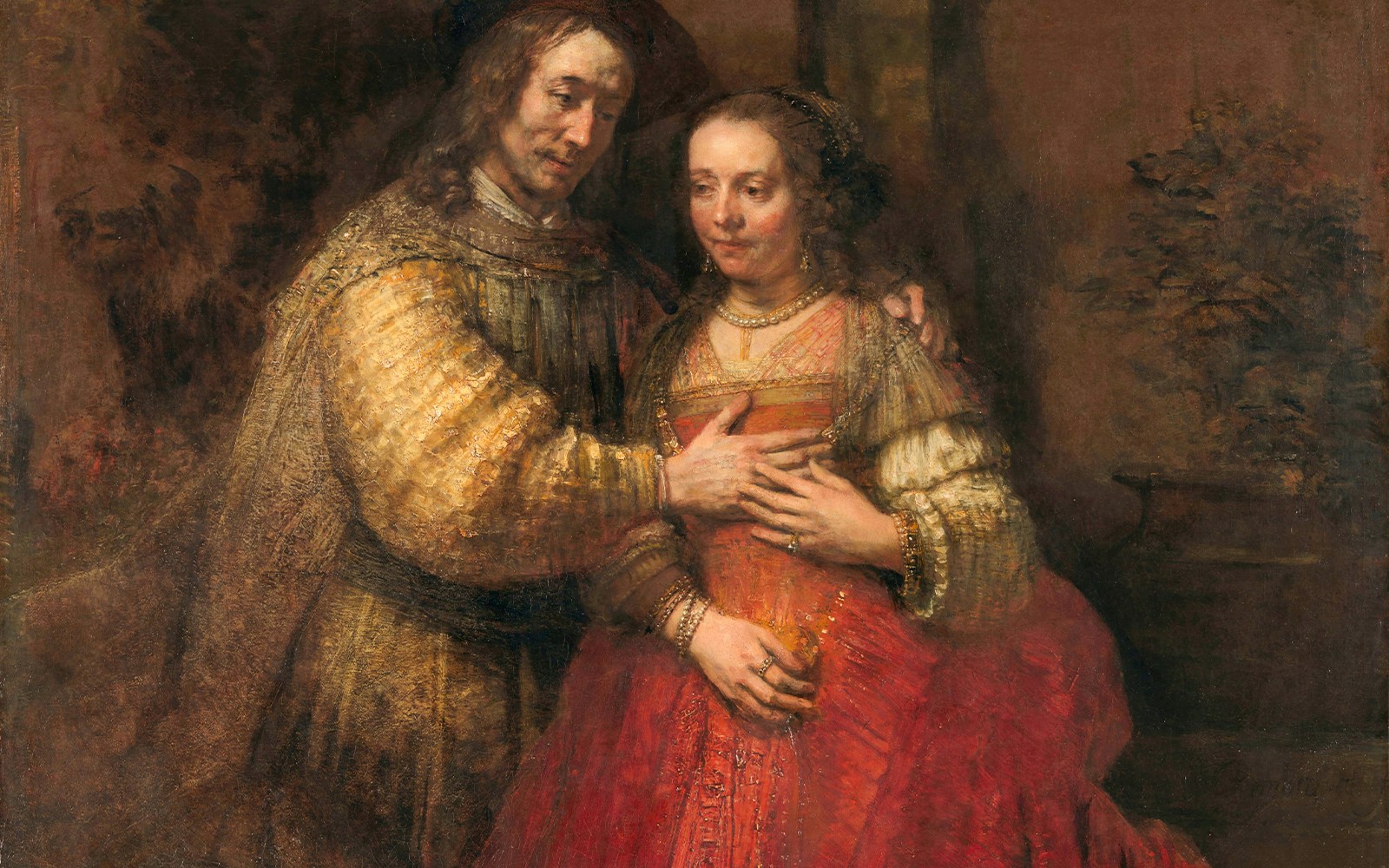 Isaac and Rebecca, known as ‘The Jewish Bride’, by Rembrandt van Rijn.