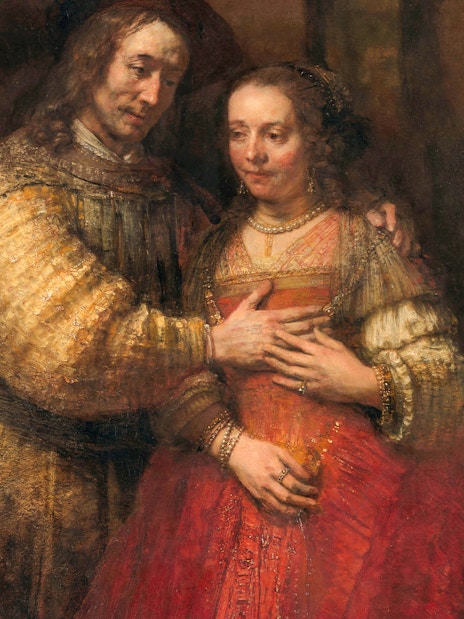 Isaac and Rebecca, known as ‘The Jewish Bride’, by Rembrandt van Rijn.