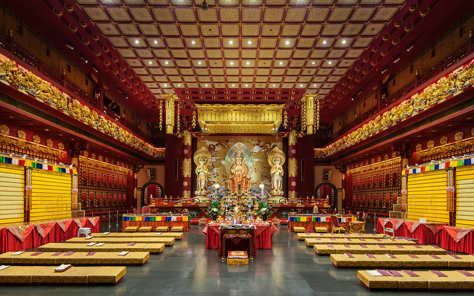 Buddha Tooth Relic Temple and Museum Interior