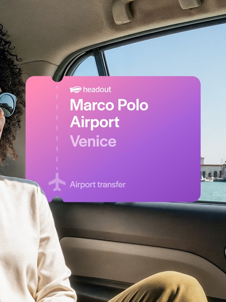 Transfer from Marco Polo Airport to Venice with view of Grand Canal.