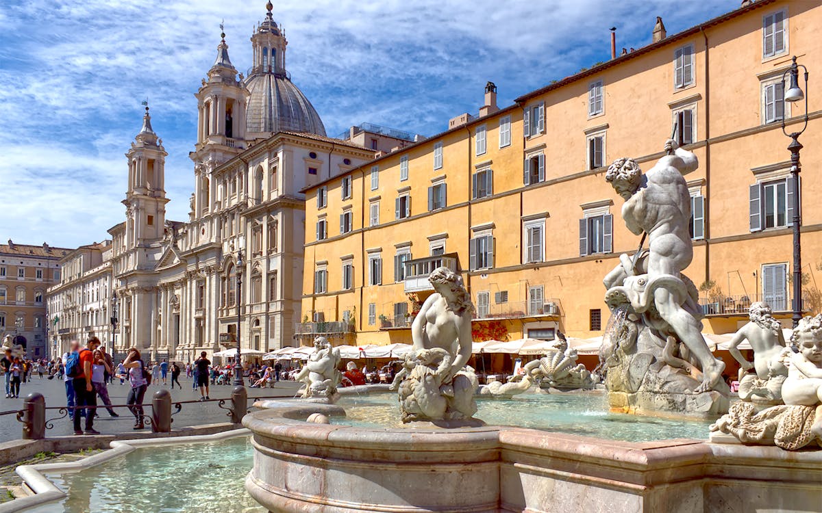 Piazza Navona Fontana Nettuno