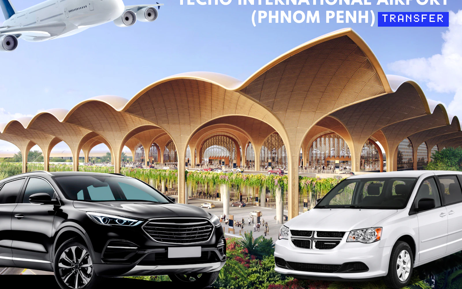 Phnom Penh Techo International Airport (KTI) Private One-Way Transfer to/from Phnom Penh Hotels (Product 55227)