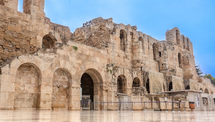 Arched entrances of Odeon of Herodes Atticus