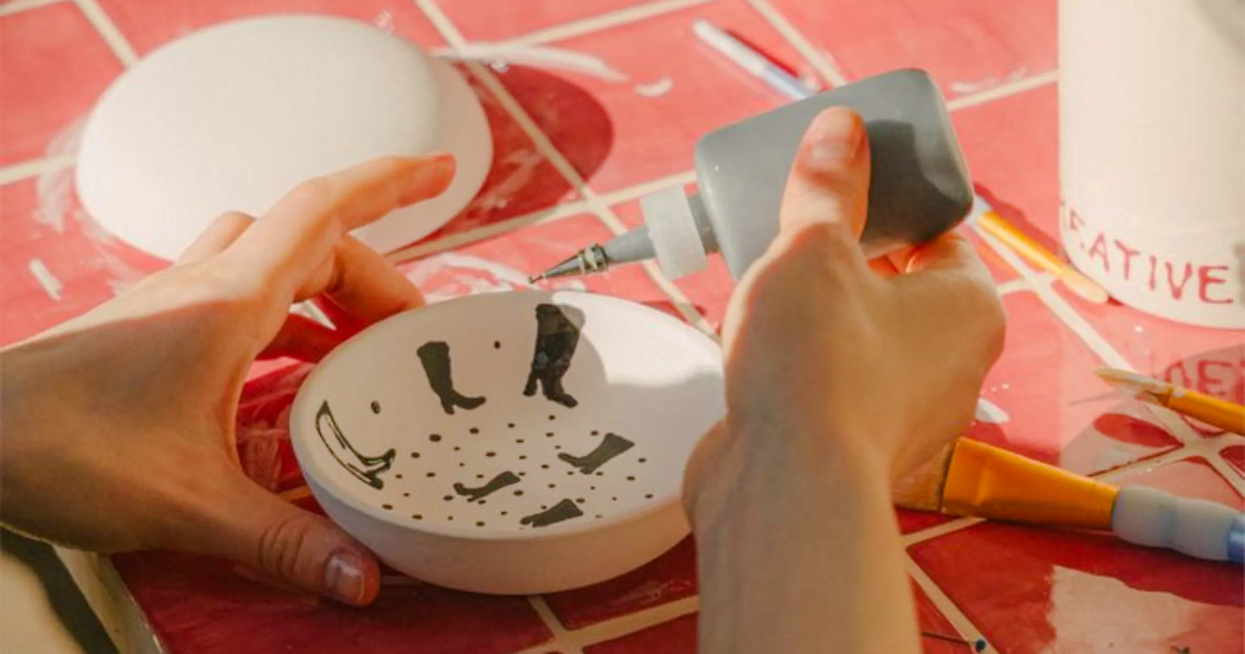essaouira private ceramic painting class for two-1