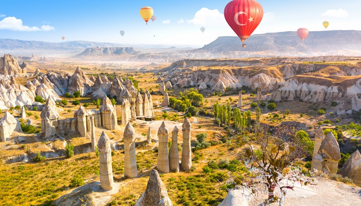 Hot air balloon tour over Fairy Chimneys
