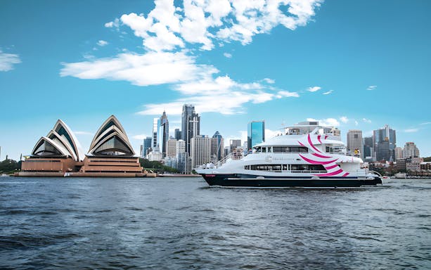 Cruise ship in Sydney harbour