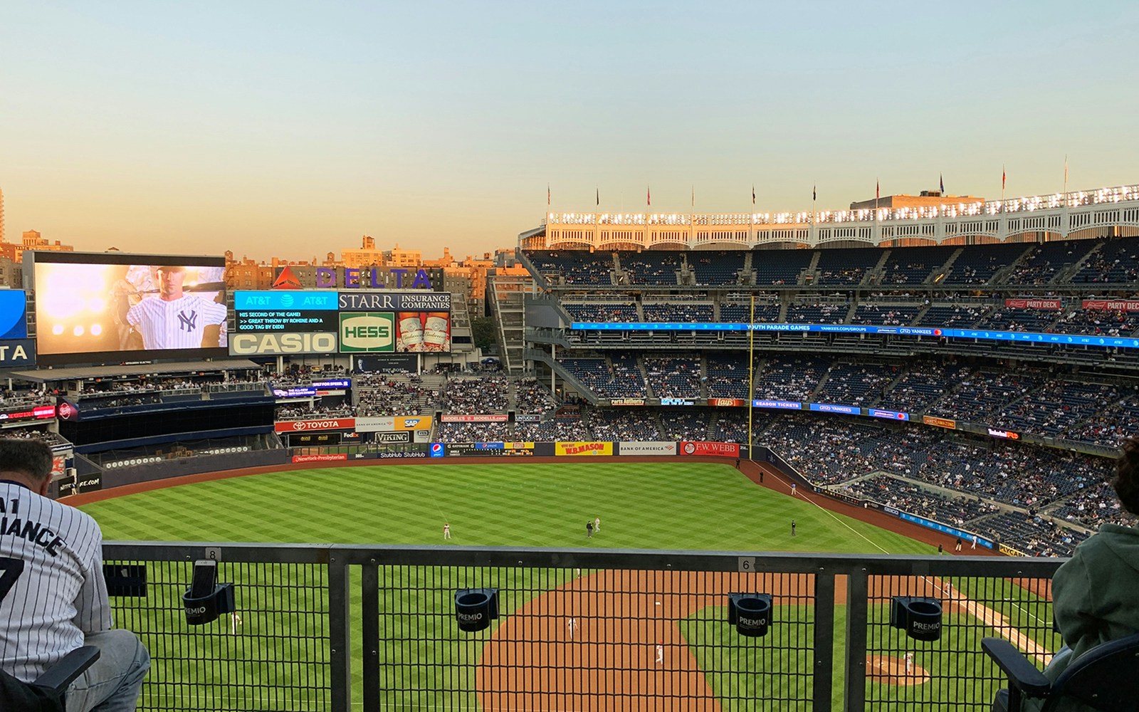 Yankee Stadium during New York Yankees vs New York Mets game,