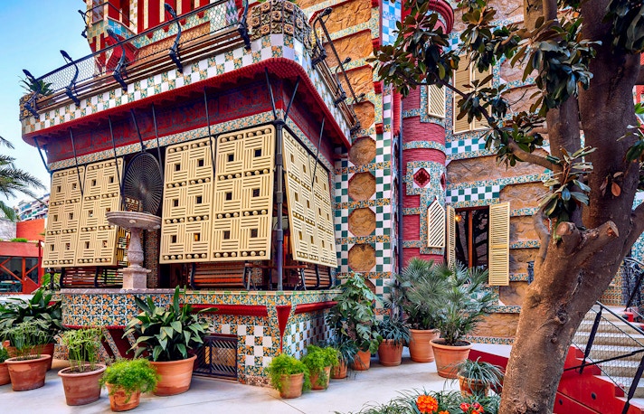 garden in casa vicens