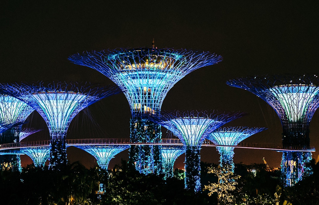 Gardens by the Bay light show