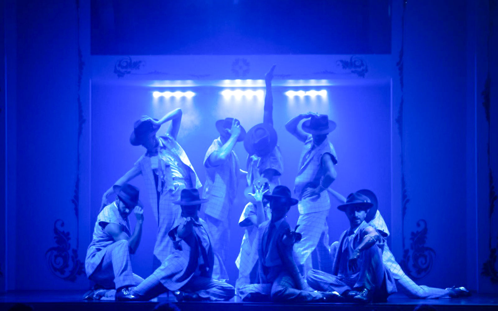 Dancers performing at Café de los Angelitos Tango Show in Buenos Aires.
