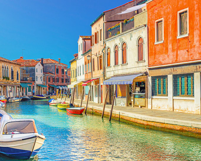 From Punta Sabbioni: Murano, Burano & Torcello Islands Boat Tour with Glass Blowing
