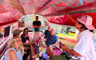 Xochimilco Trajinera Boat Tour with Pulque and Mezcal Tasting