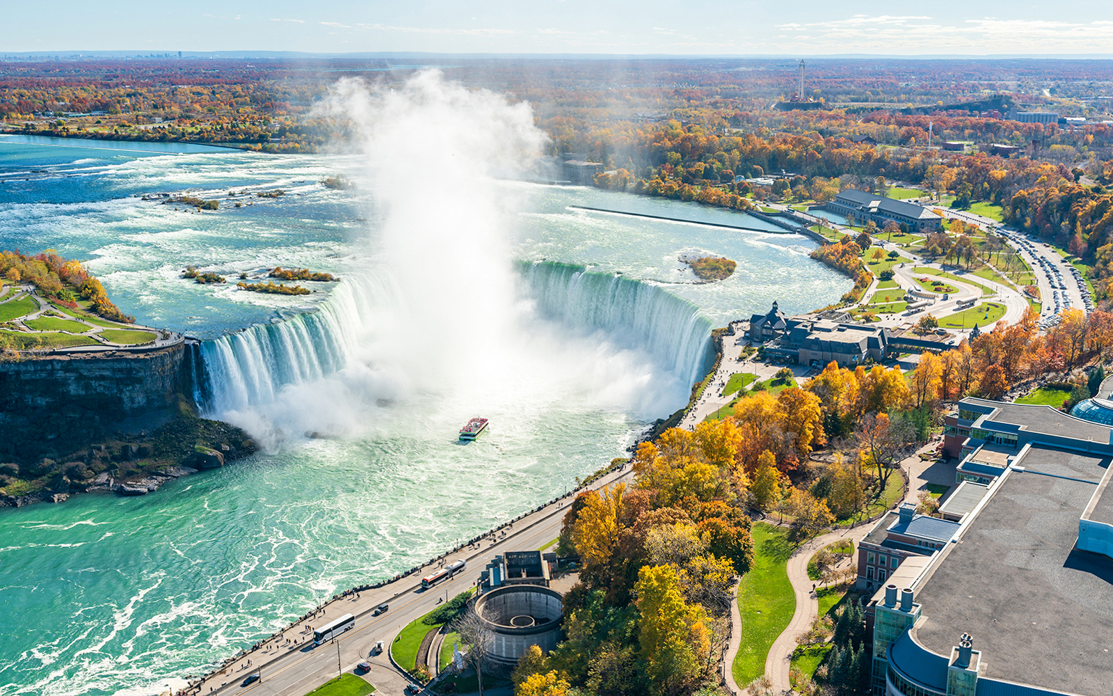 Visite nocturne des chutes du Niagara