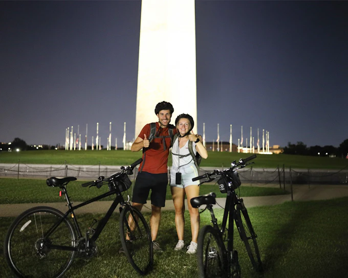 Washington DC Monuments at Night Bike Tour