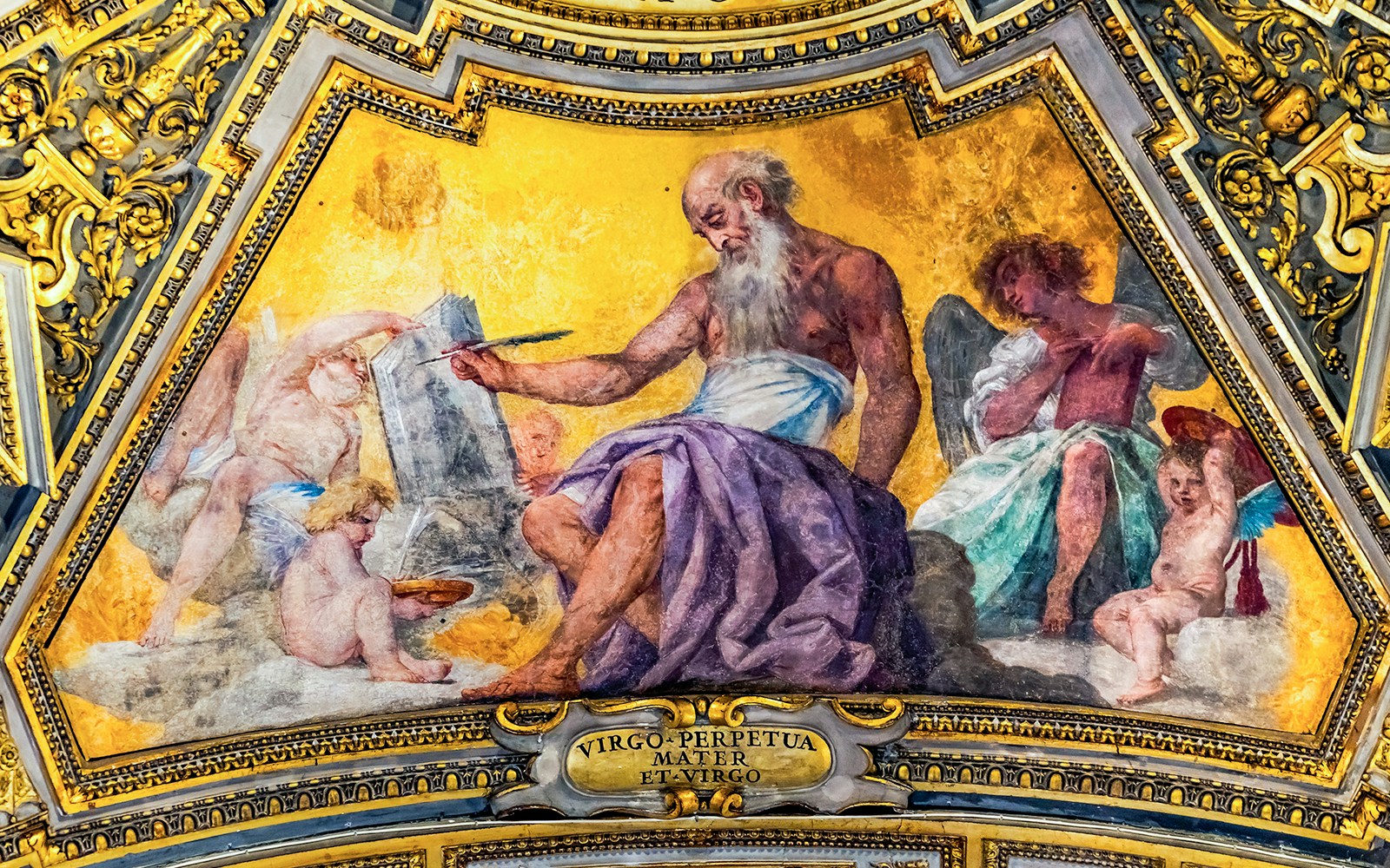 The Achiropita Painting inside Archbasilica of St. John Lateran