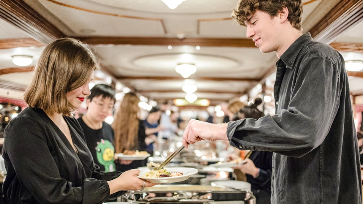 Budapest Danube River cruise with live music and dining experience.