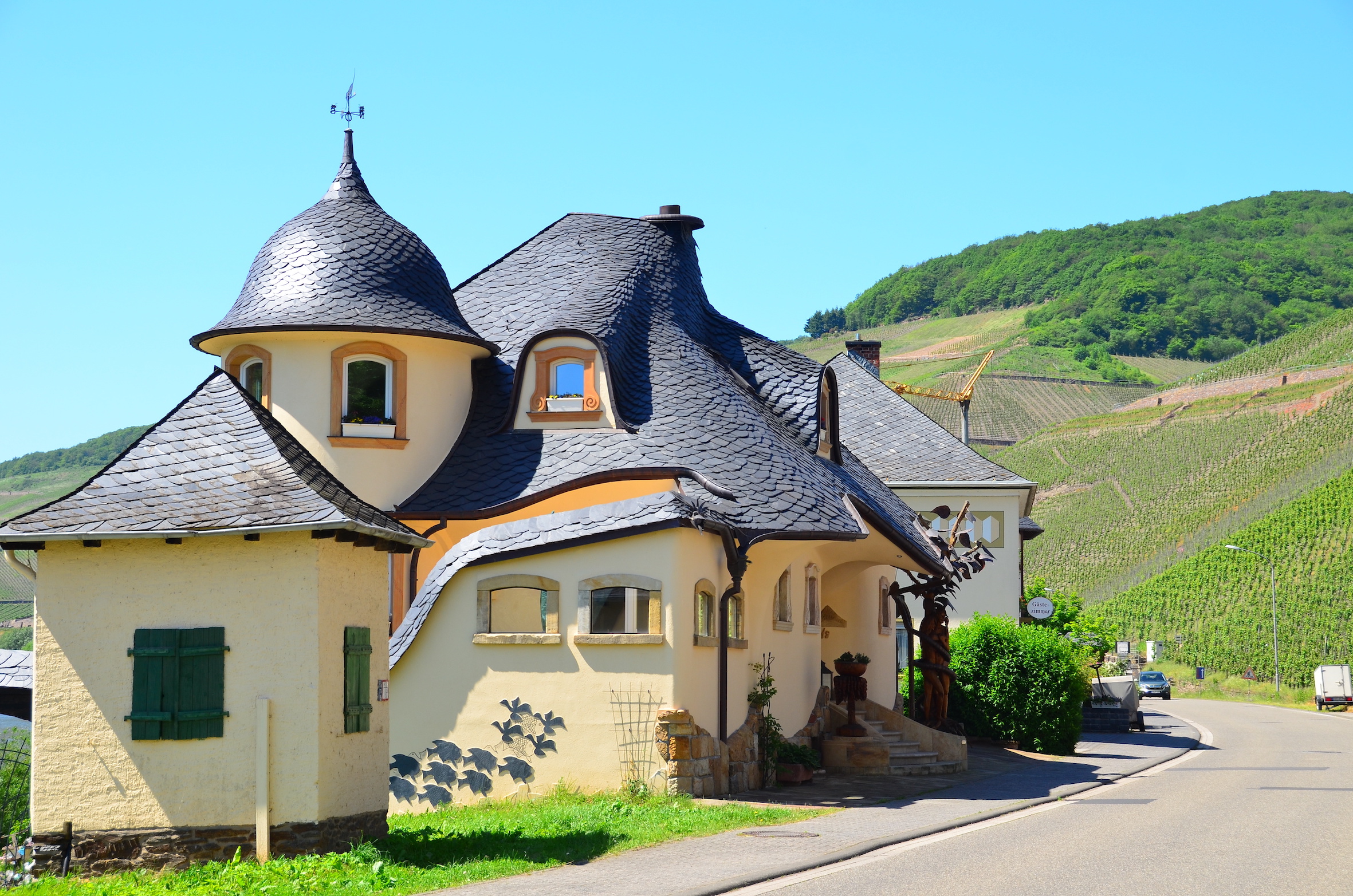Art Nouveau house Near Moselle River