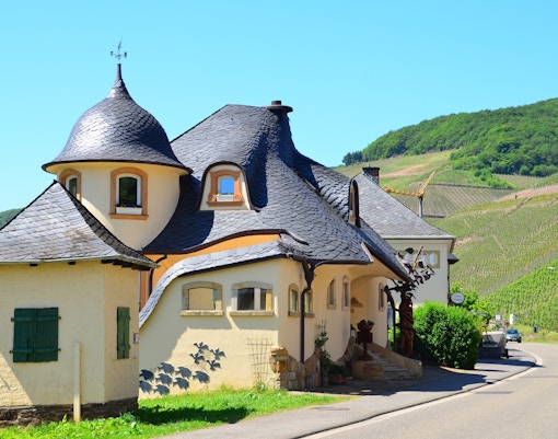 Art Nouveau house Near Moselle River