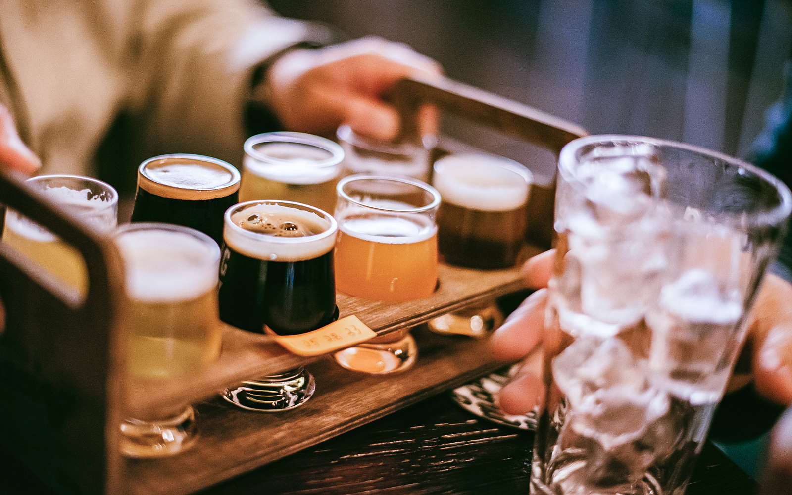 Group enjoying nightlife at a bar at a pub in Belfast
