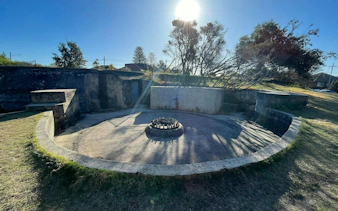 Watsons Bay historic site with circular stone structure, Sydney.