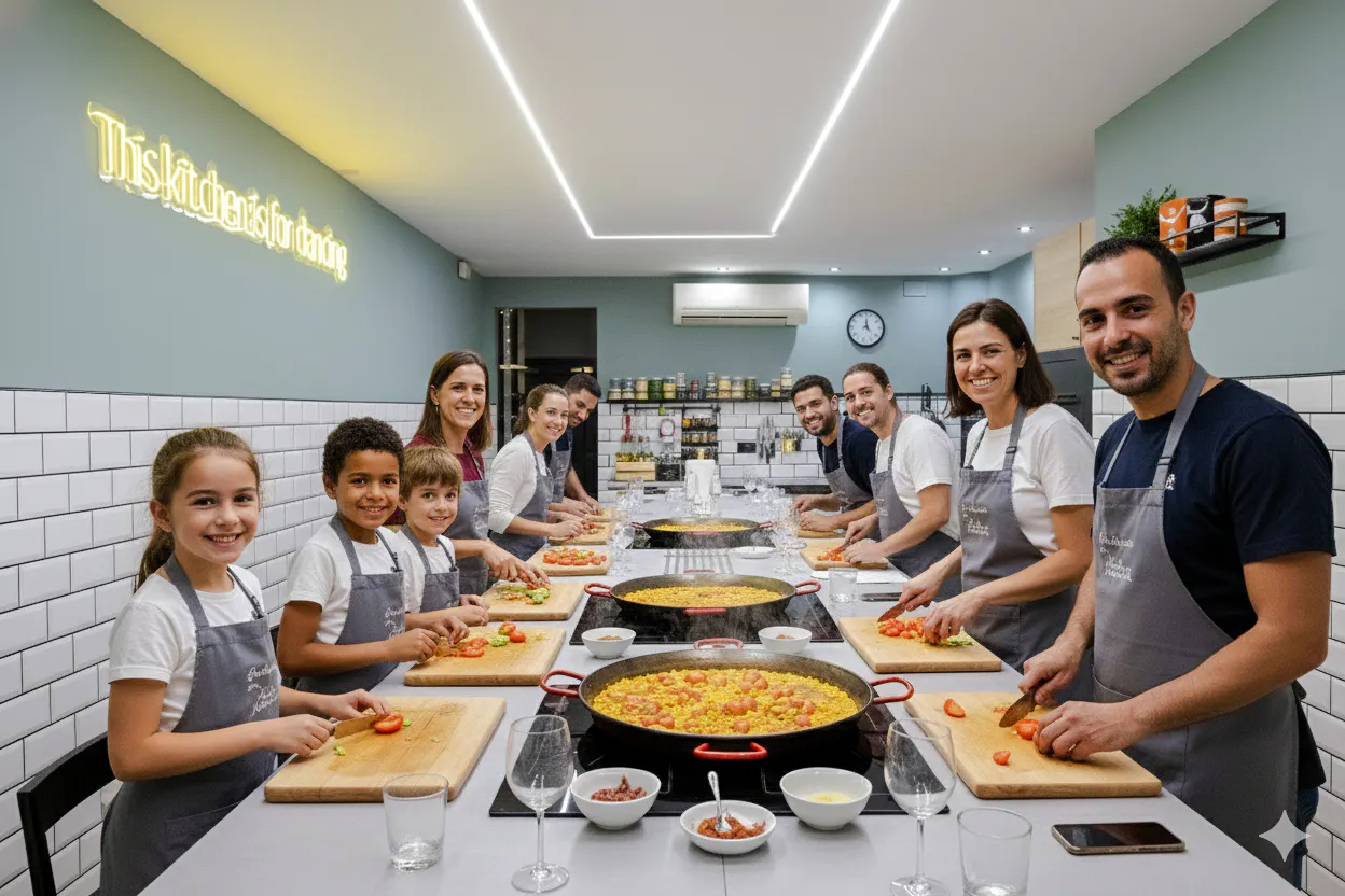 Barcelona Paella and Tapas Cooking Class with Sangria Image 3