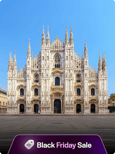 Liquidação da Black Friday em Milão