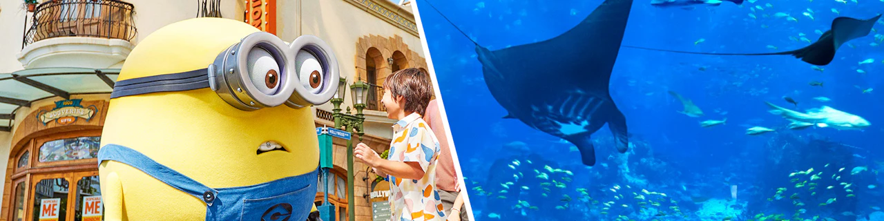 Combo: Biglietti per Universal Studios Singapore + Oceanario di Singapore