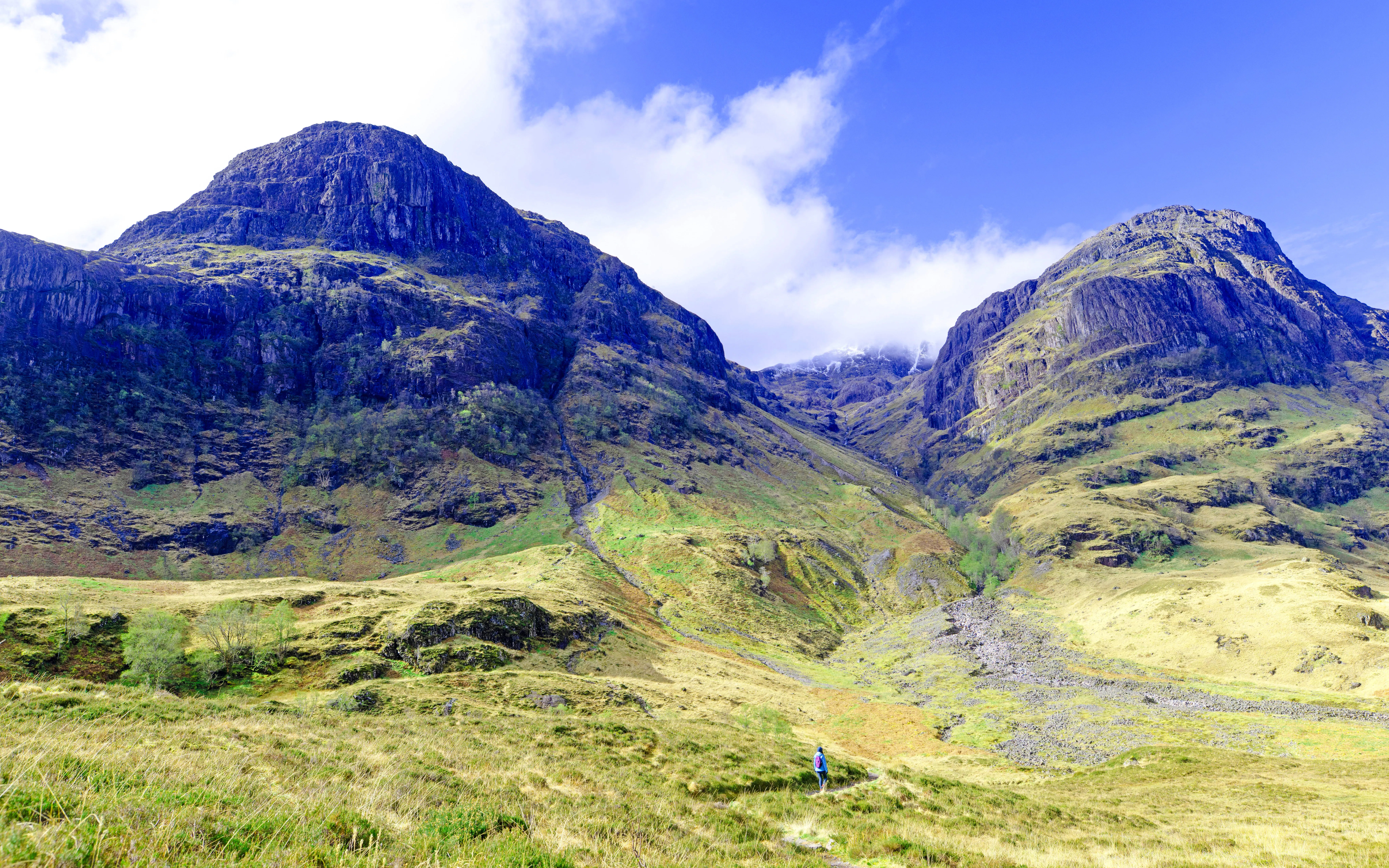 The magnitude of The Lost Valley, Glencoe. 