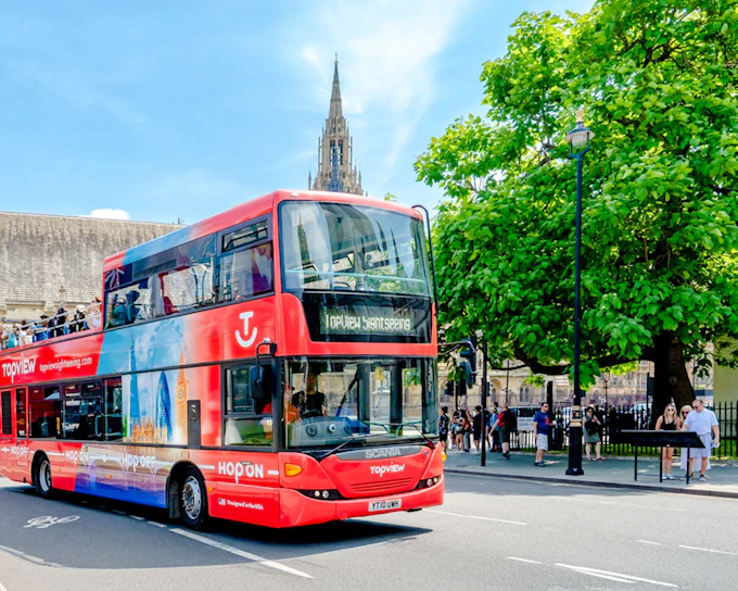 Topview: London Hop-on Hop-off Bus Tour with Optional Thames Cruise