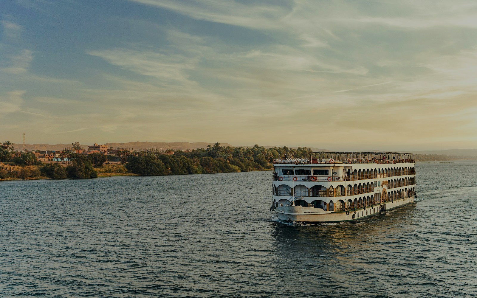 Nile River and farmlands