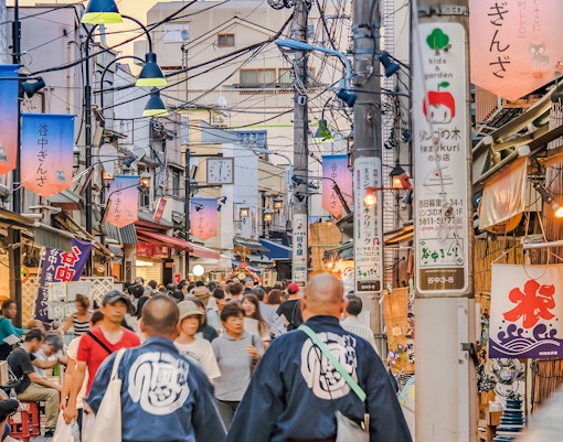 Yanaka Ginza tourist shopping