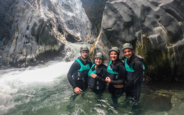 Experience Body Rafting Alcantara River with professional guides