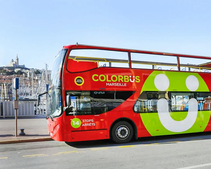 Colorbus: Marseille Hop-on Hop-Off Bus Tour