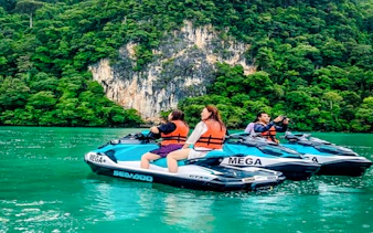 guidet jetski-tur med øybesøk på langkawi-9