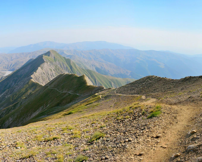 From Baku: Shahdag, Candy Cane Mountains & Pink Lake Day Tour
