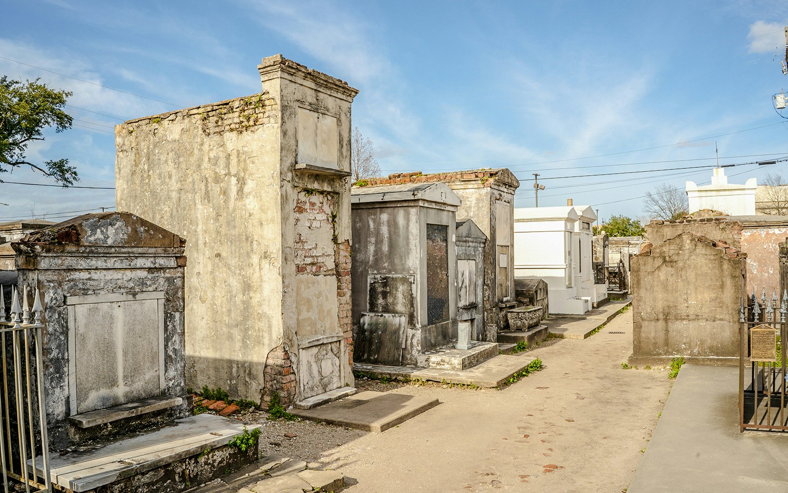 St. Louis Cemetery Number 1 in New Orleans with historic above-ground tombs.