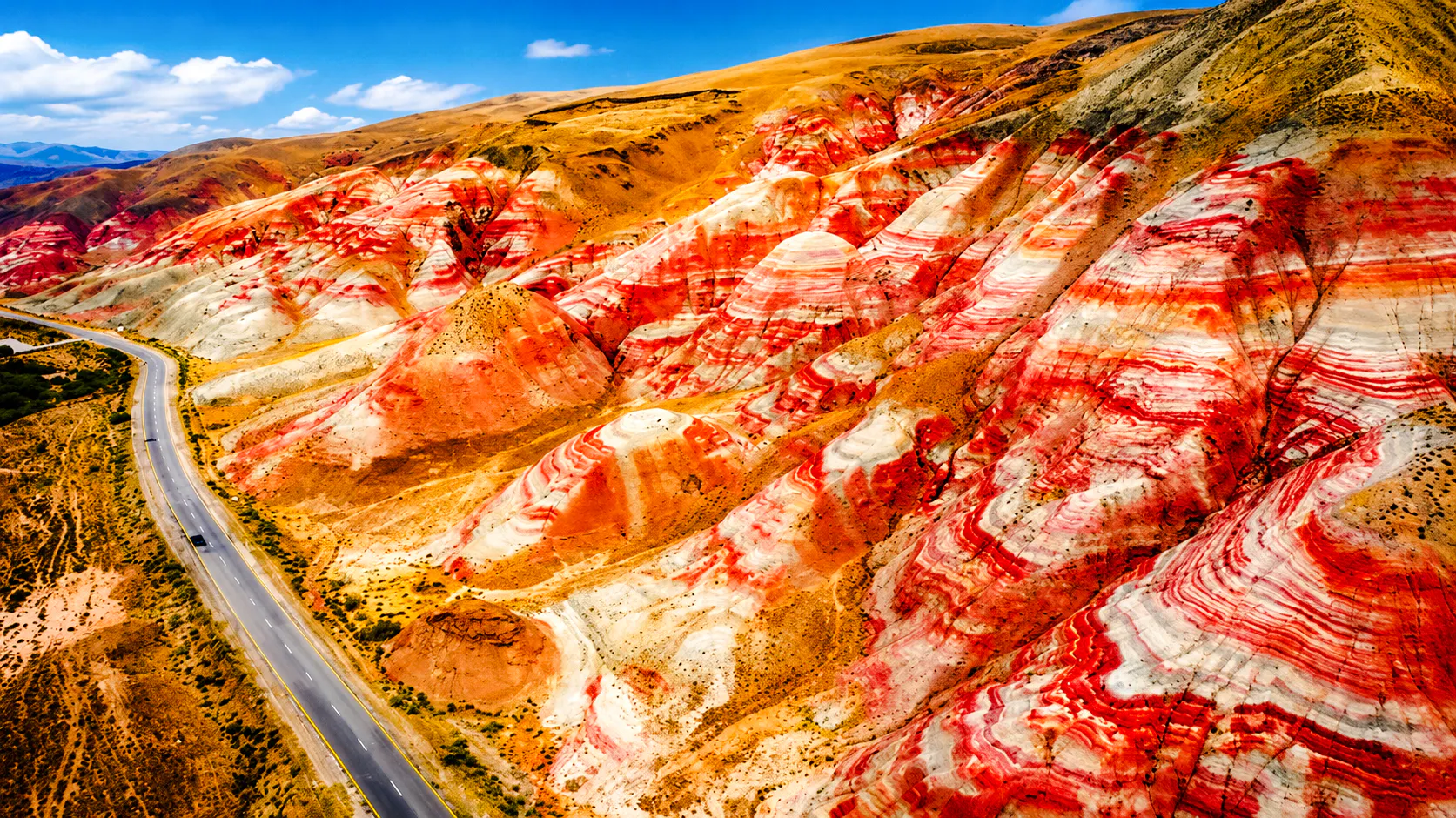 From Baku: Khinalig Village, Candy Cane Mountains, Pink Lake & Eagle Peak Tour Image 4