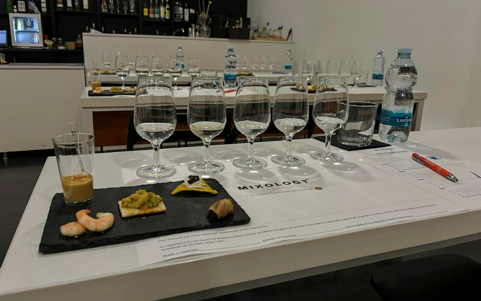 Rome 5-Spirit Tasting Masterclass at MIXOLOGY Academy with Food Pairings