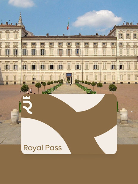 Royal Palace of Turin with equestrian statues, featuring Turin City Royal Pass.