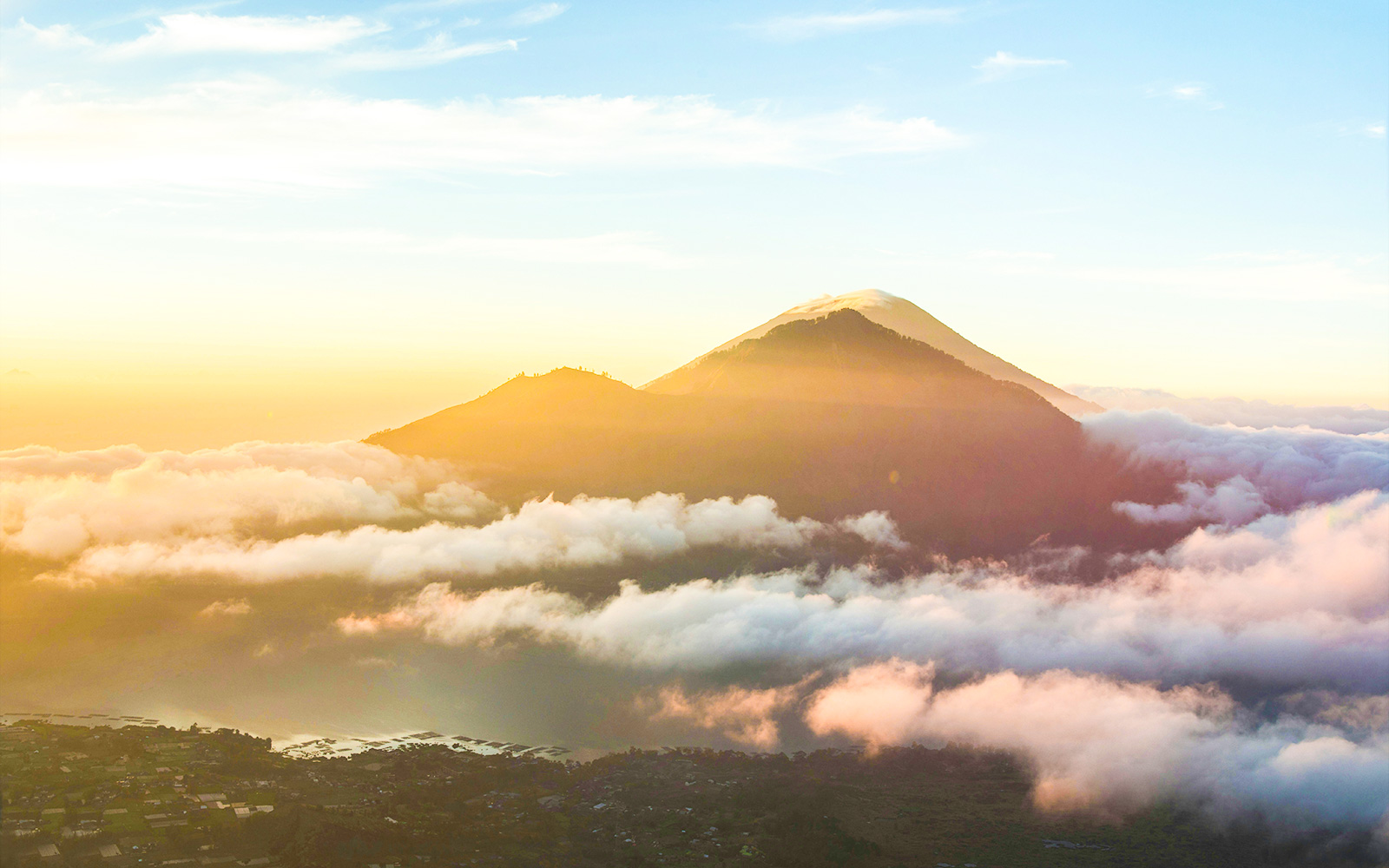Mount Batur in August