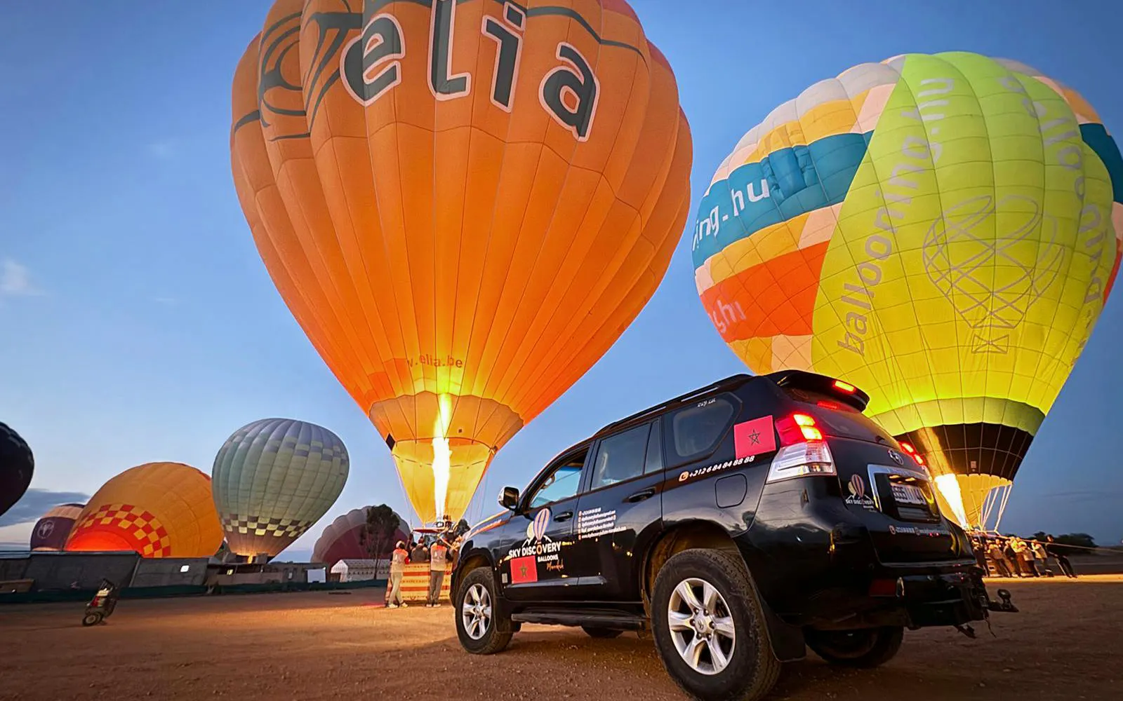 Marrakech Sunrise Hot Air Balloon Flight with Luxury Rooftop Breakfast Image 12