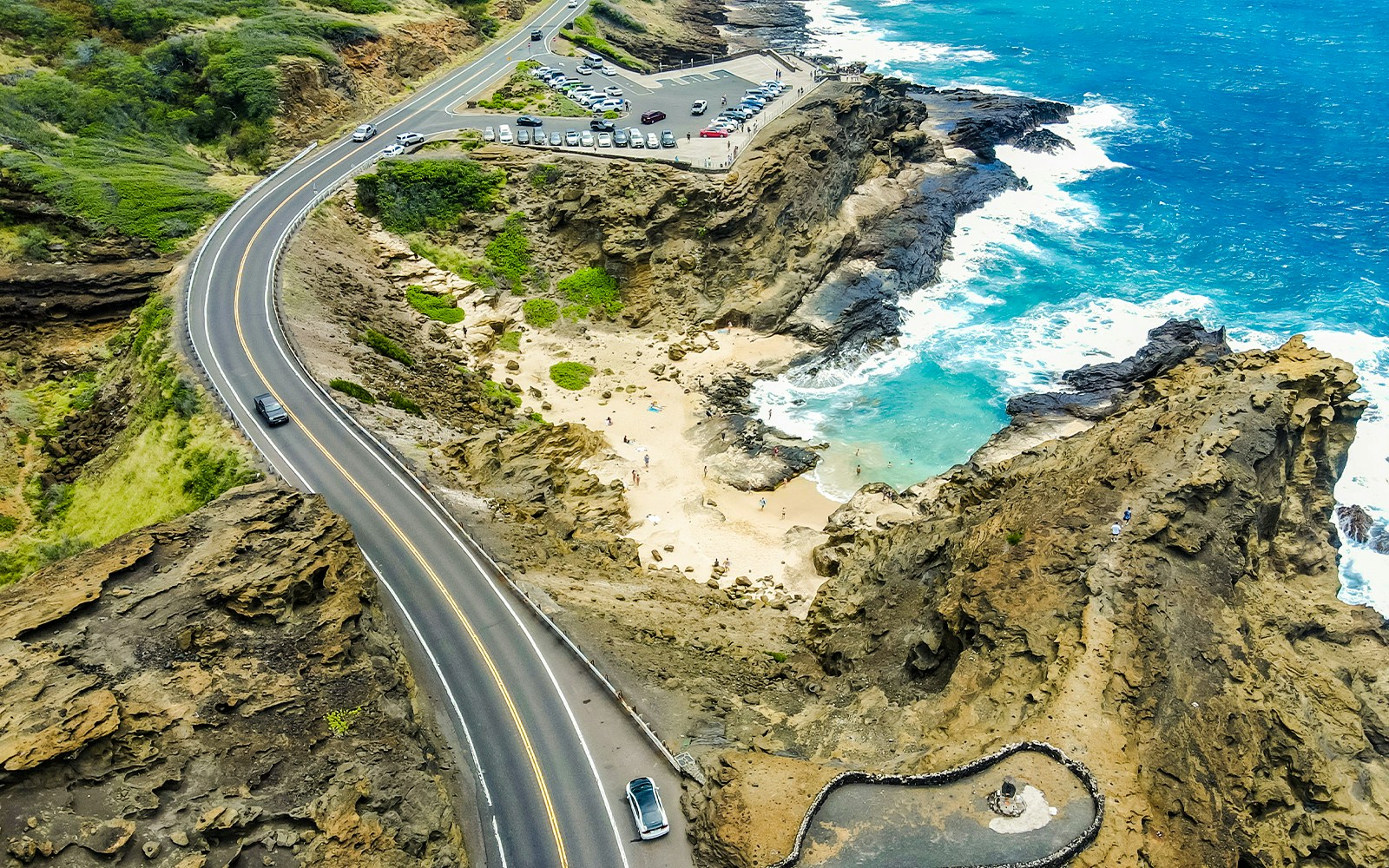 Kalanianaole Hwy, Honolulu, Oahu, Hawaii - Halona Blowhole Lookout