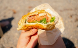 Frukost på stranden